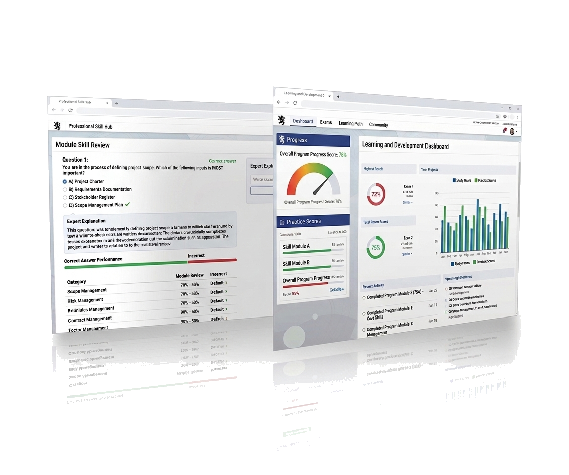 Zeirishi Exam progress dashboard preview